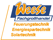 Weese GmbH Fachgroßhandel für Feuerungstechnik Energiespartechnik Solartechnik